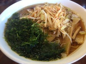 サンセット十六羅漢の夕日ねぎラーメン