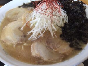 七郎の辛味噌チャーシュー大盛り