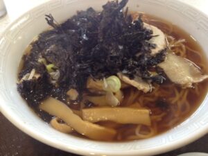 道の駅ふらっとの海苔っ娘ラーメン