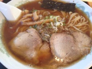 味わいのラーメン