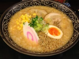 赤点ラーメンの味噌背脂ラーメン