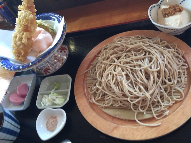 悦波の天ぷら蕎麦