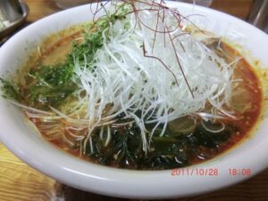鬼がらしのネギ味噌ラーメン