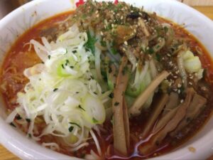 鬼がらしの味噌野菜ラーメン大辛-太麺-中盛り