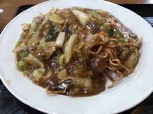 歓館の五目焼きそば