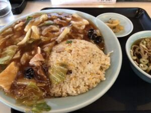銀華飯店のあんかけ炒飯