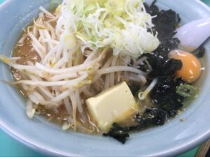 くるまやラーメンのスタミナラーメンもやし