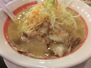幸楽苑の塩ネギラーメン