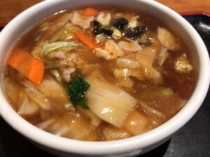 菜花の五目ラーメン