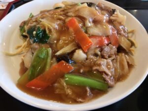 菜花の五目焼きそば