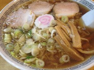 食房一洋の酒田のラーメン