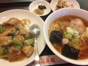 盛華楼の角煮セット
