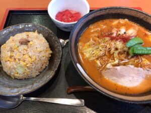 大安食堂のチャーハンセット-濃厚海老味噌ラーメン