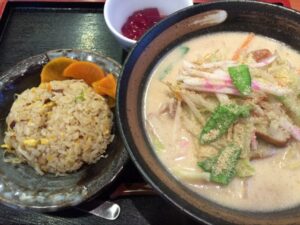 大安食堂のミニチャーハンセット-ちゃんぽん麺