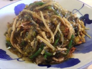 チャイナハウスの高菜あんかけ焼きそば