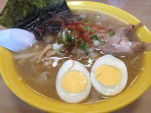 力拉麺の塩味とんこつ