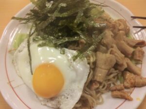 テンテンのもつ焼きそば