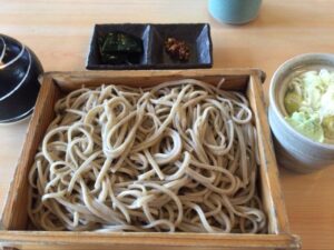 出羽の盛りそば大盛り