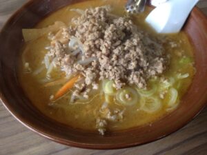花のドライブインのサッポロ味噌ラーメン