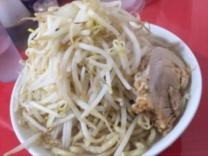 風林火山のラーメン＋野菜増し