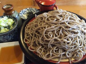 鵬匠の大盛りそばセット