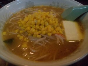 ラーメン食堂札幌の味噌コーンバター