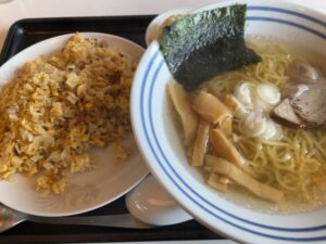 チャイナハウスの炒飯セット-塩ラーメン