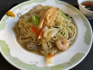 キッチン味富の五目焼きそば