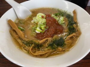 花やの辛味噌ラーメン＋穂先メンマ